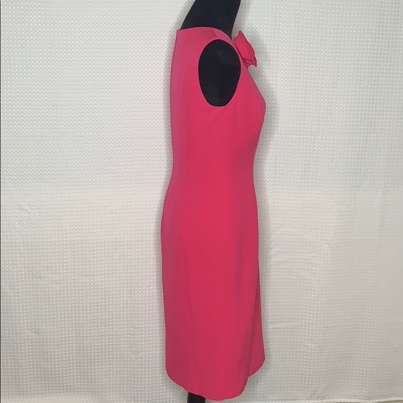 Kasper Sleeveless Ruffle Neck Sheath Dress Size 6 - Picture 3 of 8